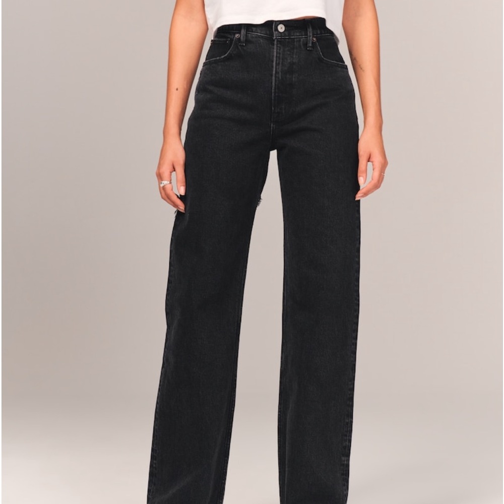 Relaxed leather pants